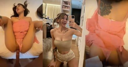 คลิปหลุดนักศึกษาดาวtiktokน้องพลอย หุ่นนางเเบบ ลีลาโดนใจมาก