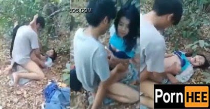 คลิปหลุดวัยรุ่นพาแฟนสาวไปให้เพื่อนรุมเย็ดในป่า แตกในไปหลายคนเลยงานนี้