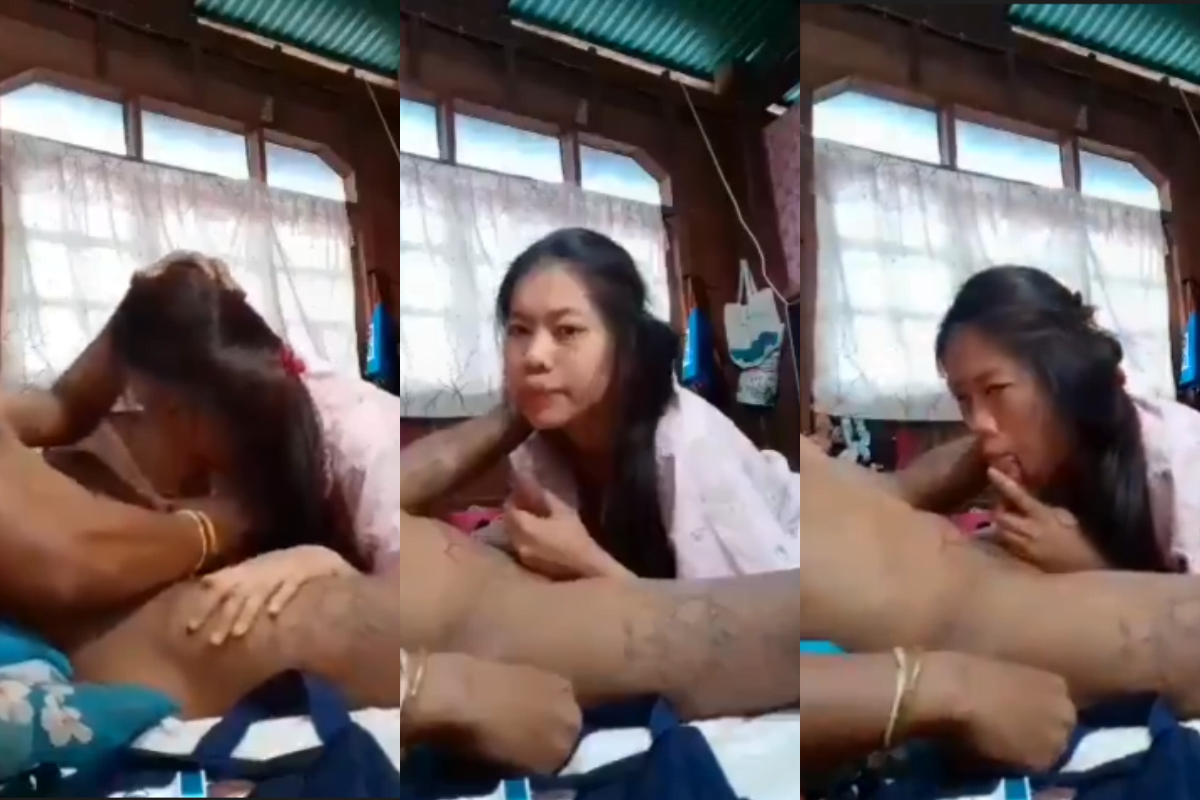 คลิปหลุดนักเรียน หลุดนักเรียนม.ต้นสาวสวยอมควยให้รุ่นพี่บ้านๆ