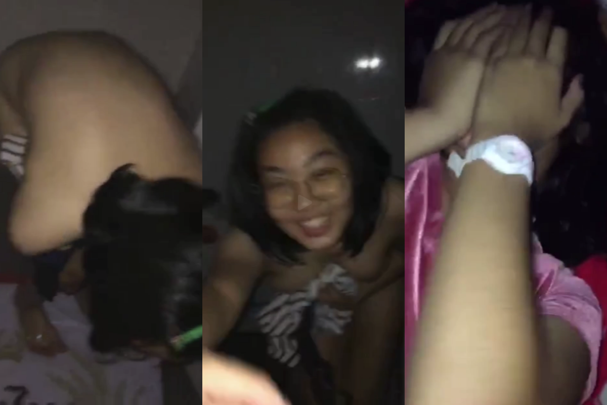 สาวแว่นน่ารักหลุดนักเรียนสาวแฟนพามาเย็ดโครตเด็ด