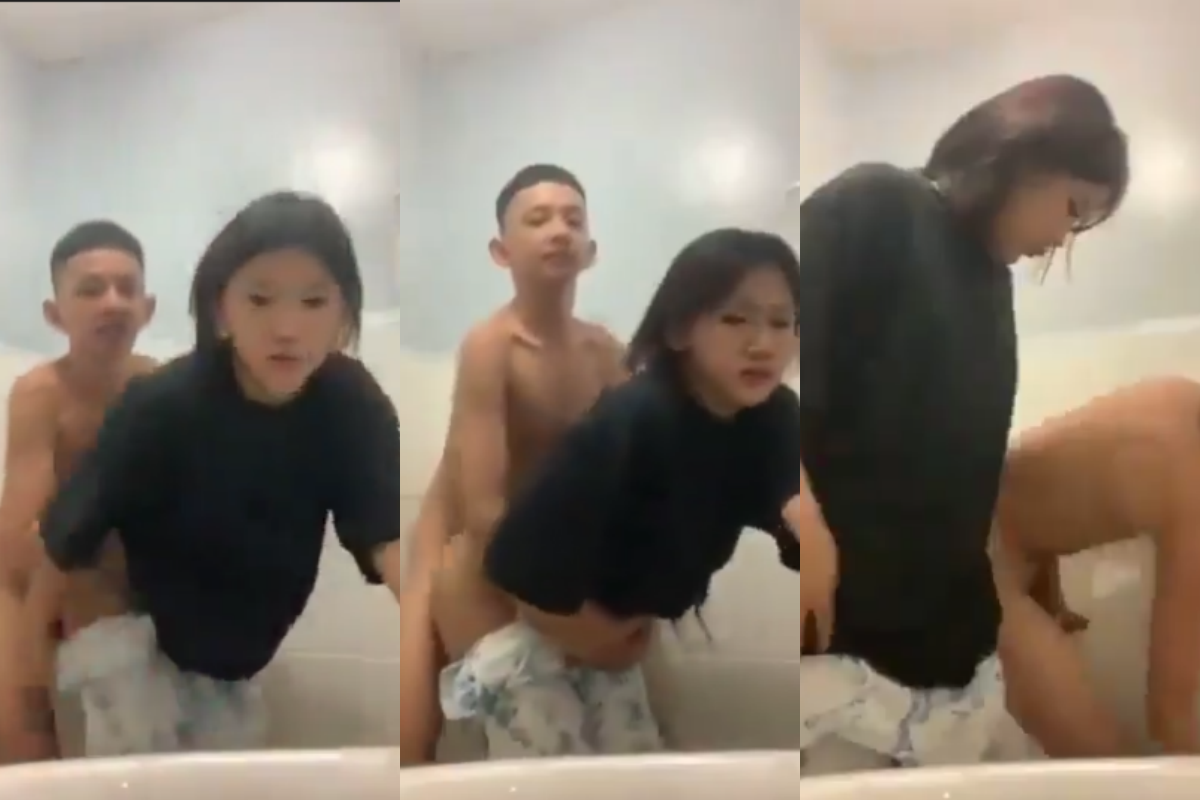 แอบมาเย็ดคาห้องน้ำหลุดนักเรียนเงี่ยนพากันมาเย็ดแตกในคาหี