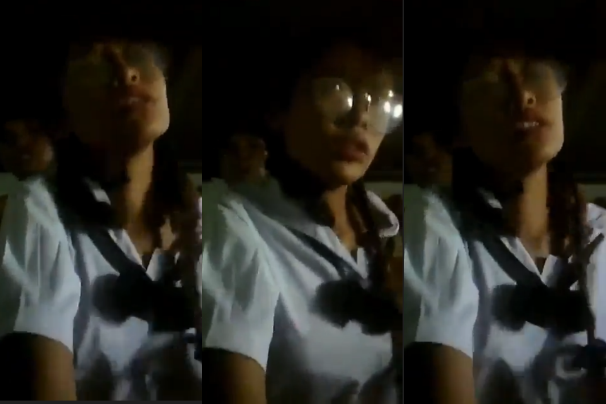 กระแทกคาชุดหลุดนักเรียนสาวแว่นโดนเย็ดจัดหนักร้องเสียวมากคาห้องน้ำแอบมาเย็ดกัน