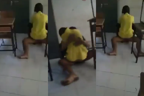 คลิปหลุดนักเรียนแอบเย็ดกันคาห้องเรียนเพื่อนรอเย็ดต่อคิว